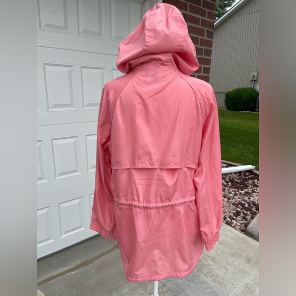 T by Talbots Coral Rain Utility Jacket, Size Medium - Picture 3 of 7